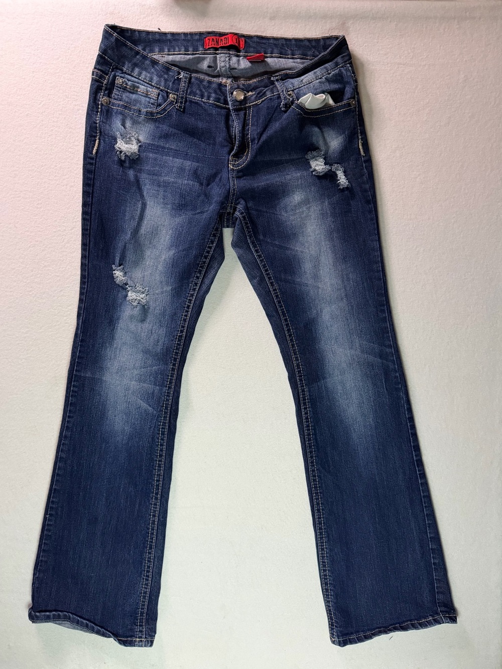 Y2k low rise bootcut jeans
